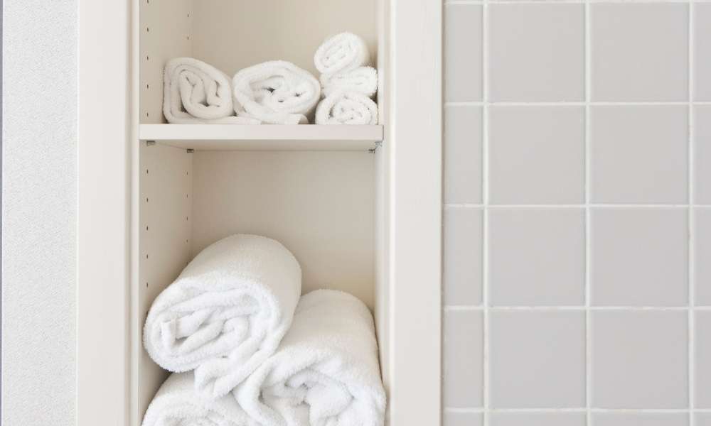 Hang the towel on a wall-mounted rack