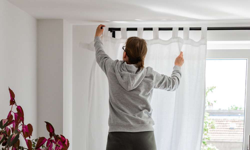 How To Hang Curtains Over Blinds